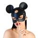 Кожаная маска зайки Art of Sex - Mouse Mask, цвет Черный SO9649 фото 1