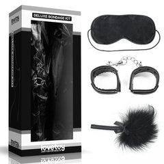Набор для сексуальных бдсм игр Deluxe Bondage Kit (маска, наручники, тиклер) IXI40369 фото