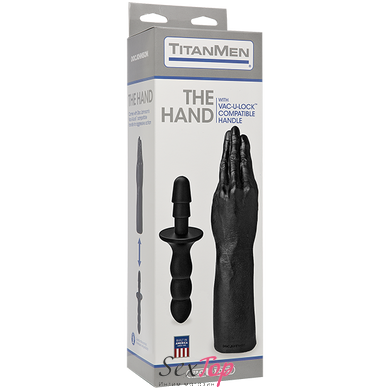 Рука для фістингу Doc Johnson Titanmen The Hand with Vac-U-Lock Compatible Handle, діаметр 6,9 см SO2810 фото