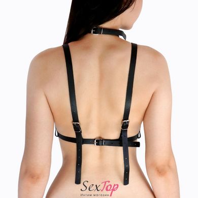 Портупея жіноча Art of Sex - Delaria Leather harness, Чорна XS-M SO8306 фото