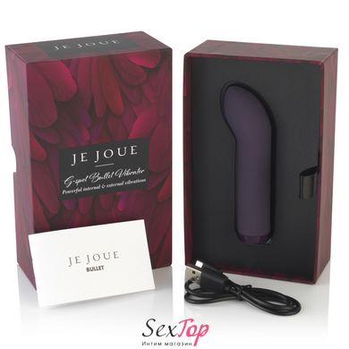 Преміум вібратор Je Joue - G-Spot Bullet Vibrator Purple з глибокою вібрацією SO3041 фото