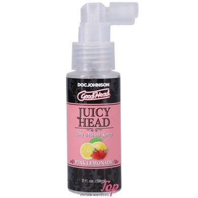 Зволожувальний спрей оральний Doc Johnson GoodHead – Juicy Head Dry Mouth Spray – Pink Lemonade 59мл SO6065 фото