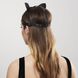 Маска кішечки Bijoux Indiscrets MAZE - Cat Ears Headpiece Black, екошкіра SO2684 фото 8