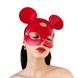 Кожаная маска зайки Art of Sex - Mouse Mask, цвет Красный SO9650 фото 1
