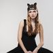 Маска кішечки Bijoux Indiscrets MAZE - Cat Ears Headpiece Black, екошкіра SO2684 фото 7