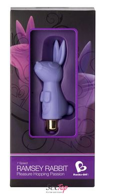 Вібратор-кролик Rocks Off Ramsey-Rabbit 7 Purple RO1722 фото