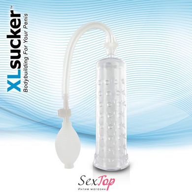 Вакуумная помпа XLsucker Penis Pump Transparant для члена длиной до 18см, диаметр до 4см E22146 фото