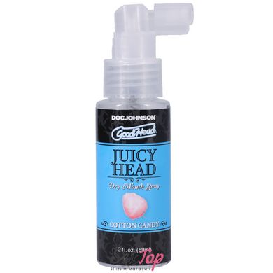 Зволожувальний спрей оральний Doc Johnson GoodHead – Juicy Head Dry Mouth Spray – Cotton Candy 59мл SO6070 фото