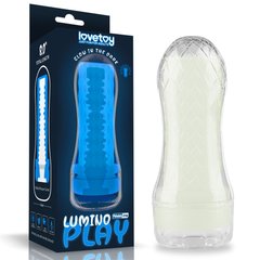 Светящийся мастурбатор для члена/пениса Lumino Play- Ребристый IXI60109 фото