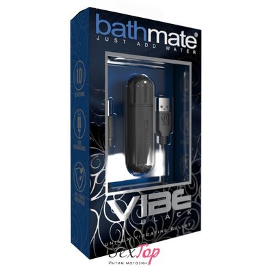 Вибропуля Bathmate Vibe Bullet Black, глубокая мощная вибрация SO2439 фото