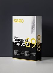 Анатомічні презервативи EGZO Original (упаковка 3 шт) SO3058 фото