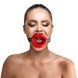 Кляп-розширювач у формі губ Art of Sex – Gag Lips, натуральна шкіра SO5148 фото 2