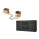 Наручники Bijoux Indiscrets MAZE - Wide Cuffs Brown, экокожа, стильные браслеты, подарочная упаковка SO2650 фото 2