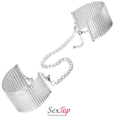 Наручники Bijoux Indiscrets Desir Metallique Handcuffs - Silver, металлические, стильные браслеты SO5920 фото