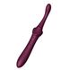 Вагинально-клиторальный вибратор Zalo — Bess 2 Velvet Purple, мультифункциональный с насадками SO8237 фото 7
