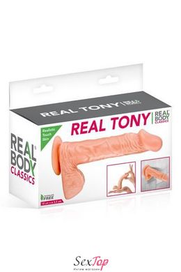 Фаллоимитатор Real Body - Real Tony Flash, TPE, диаметр 3,5см SO1893 фото