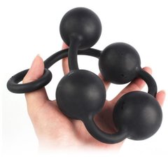 Гигантские анальные шарики Silicone Anal Pull Ball Plug Small IXI58516 фото