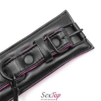 Набор для бондажа черно-розовый Black and Fuchsia Bondage Kit 3 Pieces IXI61236 фото