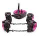 Набор для бондажа черно-розовый Black and Fuchsia Bondage Kit 3 Pieces IXI61236 фото 1