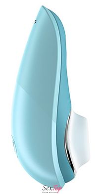 Вакуумний кліторальний стимулятор Womanizer Liberty Blue, магнітна кришка, 2 насадки SO2829 фото