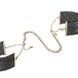 Наручники Bijoux Indiscrets Desir Metallique Handcuffs - Black, металлические, стильные браслеты SO2663 фото 2
