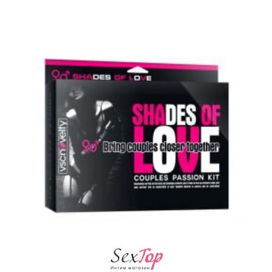 Набор для бдсм игр с шипами из 7-ми предметов черного цвета Shades of Love IXI60661 фото