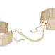 Наручники Bijoux Indiscrets Desir Metallique Handcuffs - Gold, металлические, стильные браслеты SO2664 фото 2