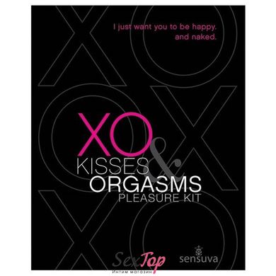 Подарочный набор Sensuva XO Kisses & Orgasms (бальзам для губ с феромонами и жидкий вибратор) SO3151 фото