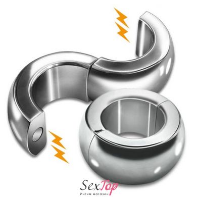 Утяжелитель кольцо для яичек Magnetic Ball Stretcher Arc Small IXI58229 фото