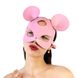 Кожаная маска зайки Art of Sex - Mouse Mask, цвет Розовый SO9652 фото 1