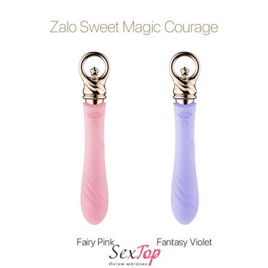 Вибратор для точки G с подогревом Zalo Sweet Magic - Courage Fairy Pink SO6674 фото