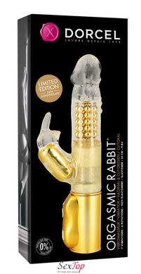 Вібратор-кролик Dorcel Orgasmic Rabbit Gold з перлинним масажем MD1090 фото