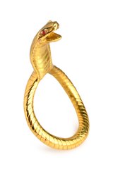 Ерекційне кільце з головою кобри Master Series: Cobra King Golden Cock Ring SO8799 фото