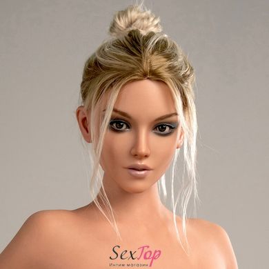 Змінна голова для реалістичної ляльки, блондинка Скарлетт IXI60565 фото