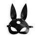 Кожаная маска Зайки Art of Sex - Bunny mask, цвет Черный SO9644 фото 3