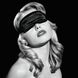 Маска на глаза Sex And Mischief - Satin Black Blindfold, тканевая, черная SO2168 фото 3