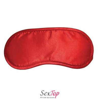 Маска на глаза Sex And Mischief - Satin Red Blindfold, тканевая, красная SO2169 фото
