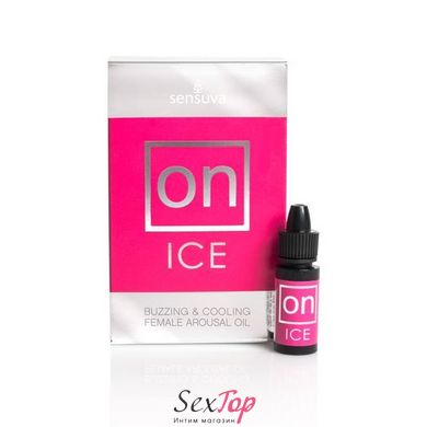 Збуджувальні краплі для клітора Sensuva - ON Arousal Oil for Her Ice (5 мл) охолоджувальні, до 30 хв SO3167 фото