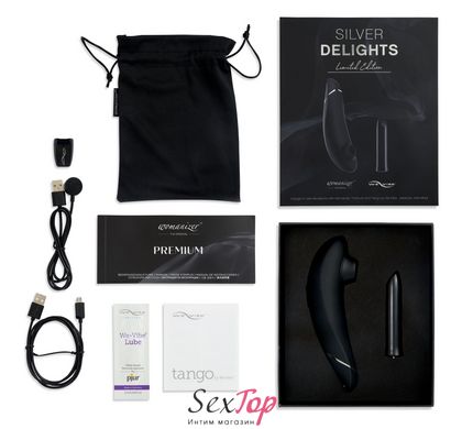 Преміальний подарунковий набір Silver Delights Collection: Womanizer Premium та We-Vibe Tango SO8759 фото