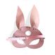 Кожаная маска Зайки Art of Sex - Bunny mask, цвет Розовый SO9647 фото 4