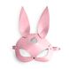 Кожаная маска Зайки Art of Sex - Bunny mask, цвет Розовый SO9647 фото 3