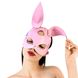 Кожаная маска Зайки Art of Sex - Bunny mask, цвет Розовый SO9647 фото 1
