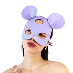 Шкіряна маска мишки Art of Sex - Mouse Mask, колір Лавандовий SO9653 фото