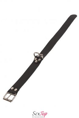 Нашийник Leather Collar, black 280172 фото