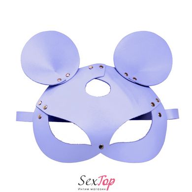 Кожаная маска зайки Art of Sex - Mouse Mask, цвет Лавандовый SO9653 фото