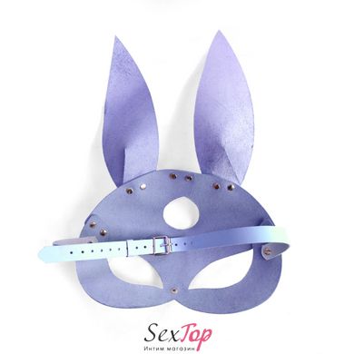 Кожаная маска Зайки Art of Sex - Bunny mask, цвет Лавандовый SO9648 фото