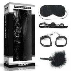 Набор для сексуальных бдсм игр Deluxe Bondage Kit (маска, кляп, наручники, тиклер) IXI40364 фото