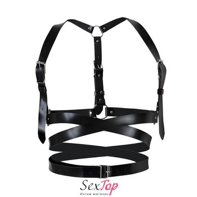 Шкіряна портупея Art of Sex - Melani Leather harness, Чорна XS-M SO8298 фото